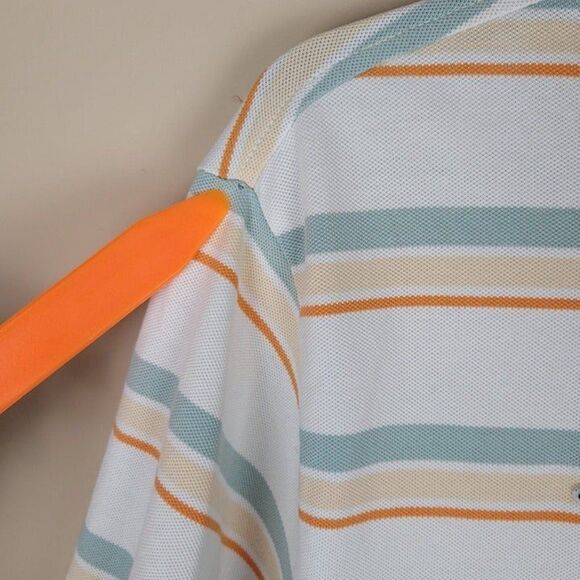 Radmor Baty Stripe Pima Cotton Short Sleeve Polo Pimaformance Multicolor Size XL - Picture 10 of 12